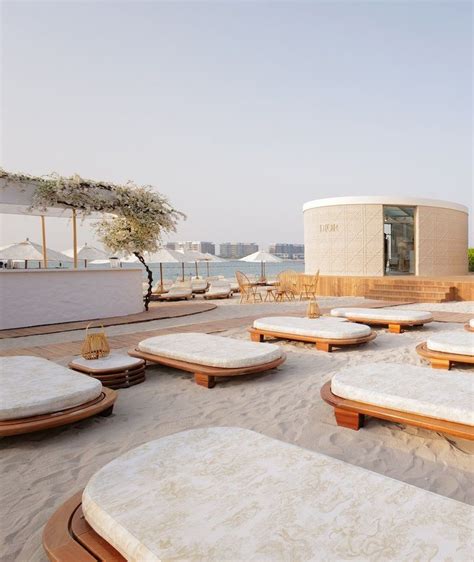 plage dior dubai|dior dubai loungers.